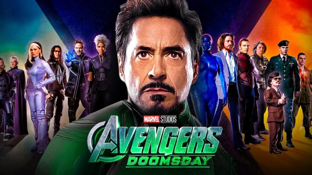 Avengers Doomsday movie trailer announcement Robert Downey Jr Doctor Doom banner